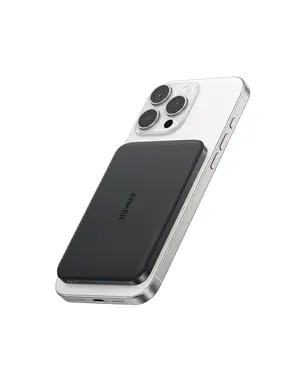 Anker Nano Magnetic Wireless 5,000 mAh 15W Power Bank Black