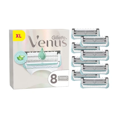 Gillette Venus Satin Care - Lames de rasoir Aloe Vera - 8 lames