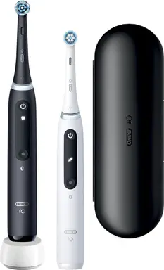 Oral-B iO 5 Duo, zwart & wit, elektrische tandenborstel