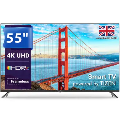 TeeView 55"  UHD Smart Tizen OS TV-TV55QUT(Dolby Audio,Gaming Hub)