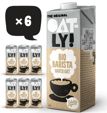 Oatly Bio Barista Haferdrink Vorteilspack - 6 x 1 l