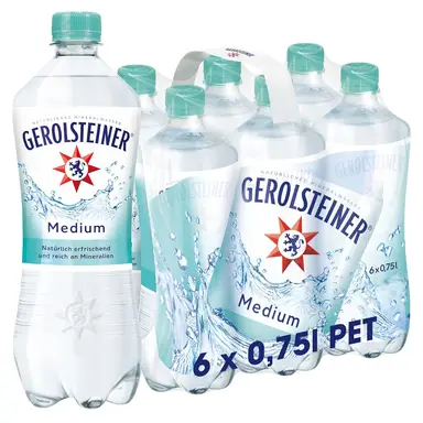 GEROLSTEINER Medium 6x0,75L