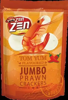 ZEN Zen Jumbo Prawn Crackers Tom Yum Flavor 70g