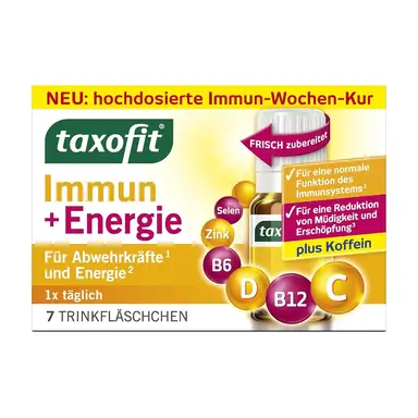 TAXOFIT Immun & Energie Trinkfläschchen 7 St