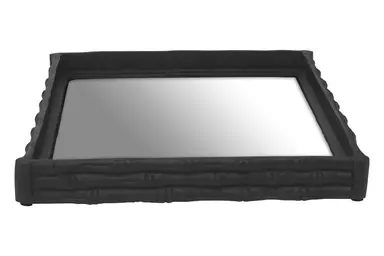Interiors by Premier Decorative Tray Hiba Bamboo Black