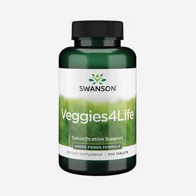 Swanson Greens Veggie4Life - 300 comprimés