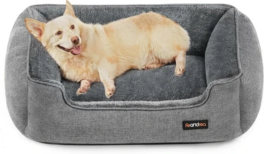 Feandrea Hundebett, großes Hundesofa mit abnehmbarem und maschinenwaschbarem Bezug