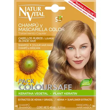 NATUR VITAL Set Coloursafe Blond 40 ml