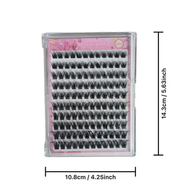 MeoMagic accessoires voor wimpers, 10 rijen, 20 13 (voorgeplakt)