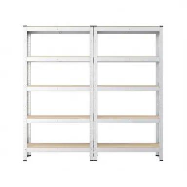 SONGMICSHOME  5-Tier Shelving Units Set of 1, Steel Shelving Unit for Storage, for Garage, Shed, Silver