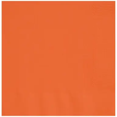 Unique Party Lunch Napkins, Orange, 20 Pack