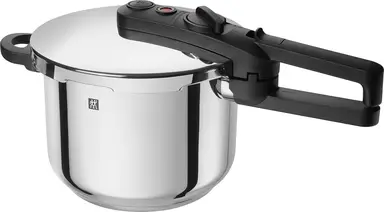ZWILLING EcoQuick II Schnellkochtopf/Dampfdrucktopf - Ø 22 cm - 6L - für alle Herdarten inkl. Induktion - 18/10 Edelstahl