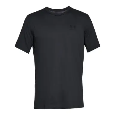 Under Armour Men's Left Chest Logo Short Sleeve - Black