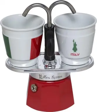 Bialetti Mini Express Italia koffiezetapparaat - 90 ml, meerkleurig