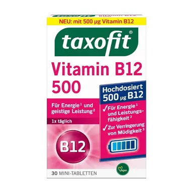 TAXOFIT Vitamin B12 500 30 St