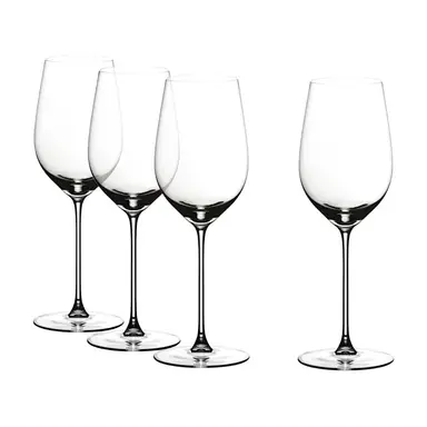 RIEDEL Veritas Riesling/Zinfandel Weinglas - Kristallglas - 459ml (14 fl oz) - 4-teiliges Set, Spülmaschinenfest