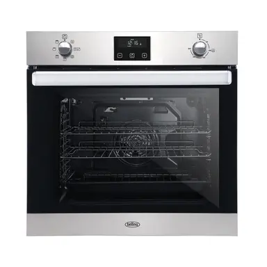Belling BEL BI602FP Single Electric Built-In Oven, Stainless Steel, A Rated