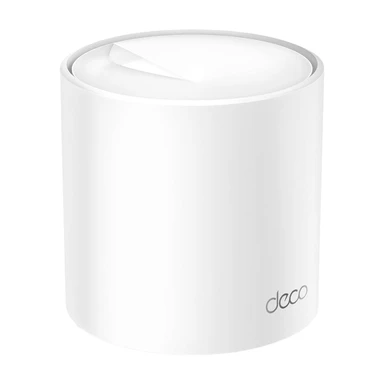 TP-Link Deco X50 AX3000 Mesh-WLAN-Set, 1er Pack, Wi-Fi 6, Dualband-Router und Repeater, 3x Gigabit-Ports, Zusatzgerät, empfohlen für Haushalte mit 1–2 Schlafzimmern, umfassender Kinderschutz, WPA3