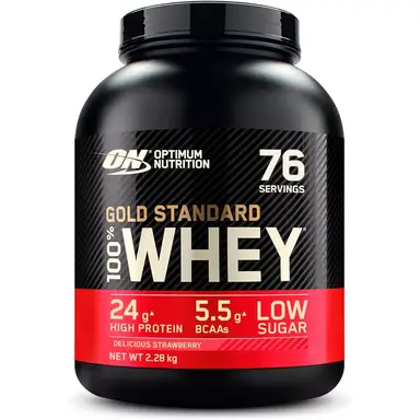 Optimum Nutrition Gold Standard 100% Whey 2.28kg Delicious Strawberry