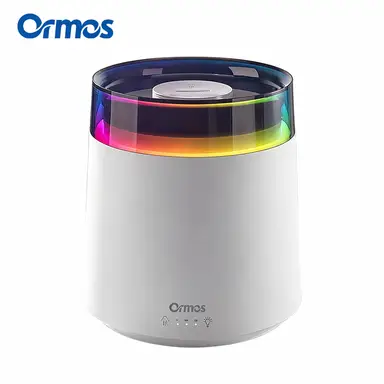 Ormos H20 Humidificateur avec réservoir d'eau de 3L, recharge par USB-C