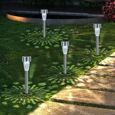 Aigostar bonenpatroon lampenkap - wit daglicht IP44 op zonne-energie