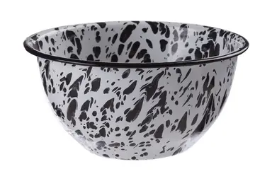 Maison by Premier Medium Metal Bowl, Stylish Black And Gold Bowl For Snacks, Nuts Or Decor, Durable Metal Construction