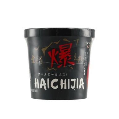 Haichijia Nouille pétillante à la soupe dorée 128 g