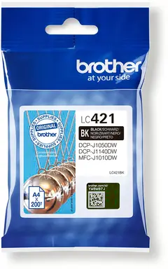 Brother LC421BK inktcartridge 1 stuk origineel zwart