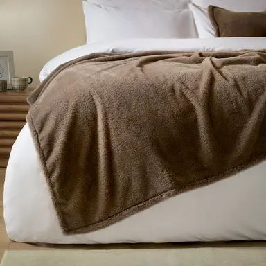 Furn Throw Kallu Mocha 130x180cm