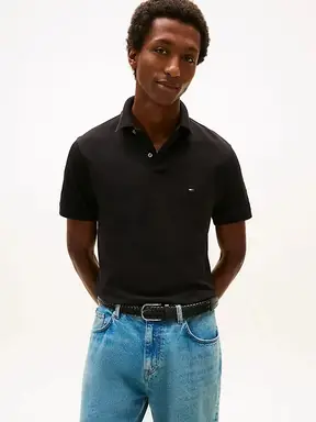 Tommy Hilfiger 1985 Regular Polo heren XXL zwart