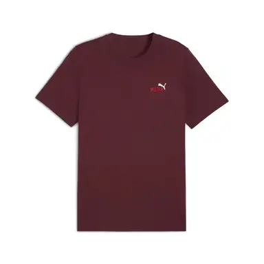 Puma Essentials 2 Color Small No. 1 Logo Tee - Ruby Shimmer