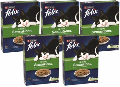 Felix Kattenvoer Droog Inhome Sensations 5 x 1 kg