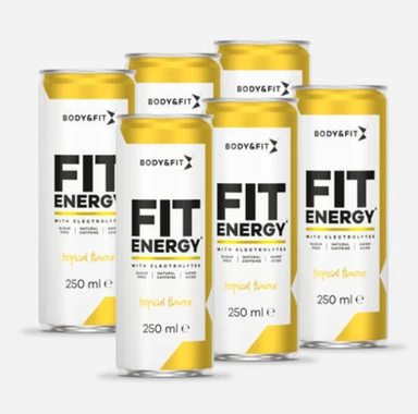 Fit Energiedrank Tropisch 1500 ml (6 blikjes)
