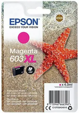 Epson Singlepack Magenta 603XL Ink