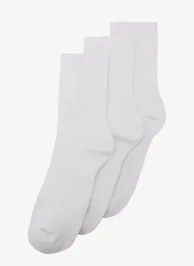 Urban Classics trainingssokken 3 paar wit maat 43-46