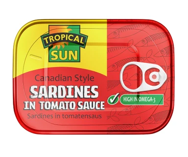 Tropical Sun Canadian Style Sardines In Tomato Sauce