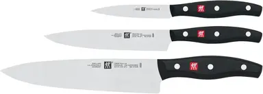 ZWILLING Twin Pollux 3-piece Knife Set: Garnishing Knife 10cm + Chef's Knife 20cm + Carving Knife 13cm