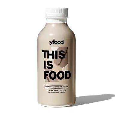 YFood Trinkmahlzeit Cold Brew Coffee 500 ml X 6