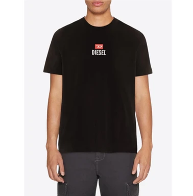 DIESEL T-JUST -SMALL-NEW D LOGO T-SHIRT L