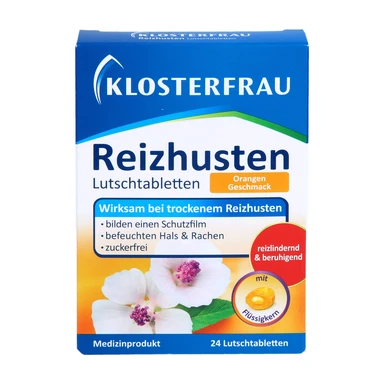 KLOSTERFRAU Reizhusten Lutschtabletten Orange 24 St
