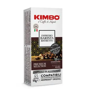 Kimbo Espresso Barista Ristretto Capsules de café espresso intensité 12/13 - 10 x 55 g