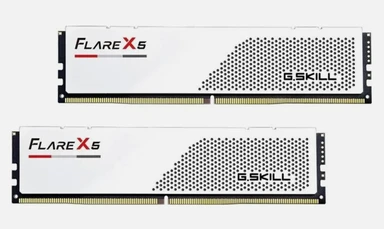 G.Skill DIMM 64 GB DDR5-6000 (2x 32 GB) Dual-Kit, Arbeitsspeicher (weiß, F5-6000J3636F32GX2-FX5W, Flare X5, INTEL XMP, AMD EXPO)