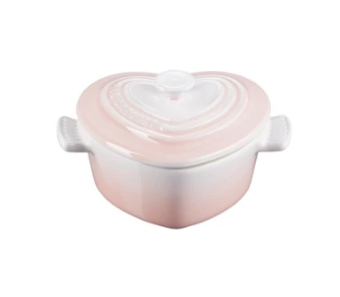 Le Creuset Herzförmige Auflaufform 250 ml – Muschelgrau