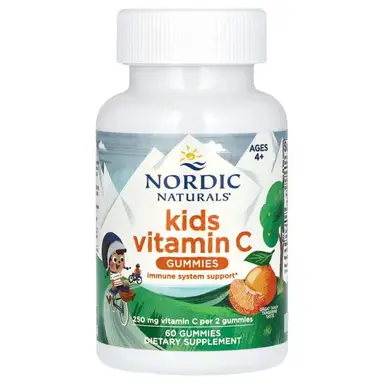Nordic Naturals Vitamin C Immune for Kids Tangy Tangerine Gummies - 60 Gummies