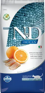 Farmina N&D Ocean Chat Hareng avec Orange 5 kg