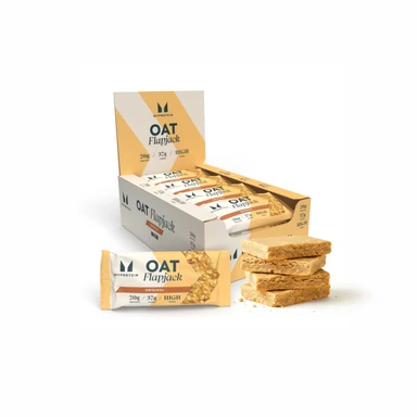 MyProtein High Protein Flapjack Traditional Oat Flavour Protein Nutrition - 12 x 80g