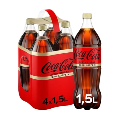 Coca-Cola Zero Koffeinfrei 4x1,5L