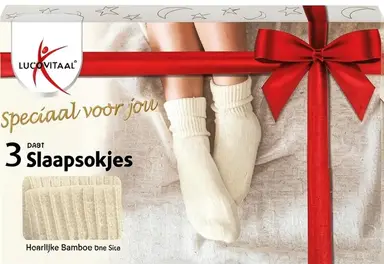 Lucovitaal Slaapsokken Bamboe Cadeaubox
