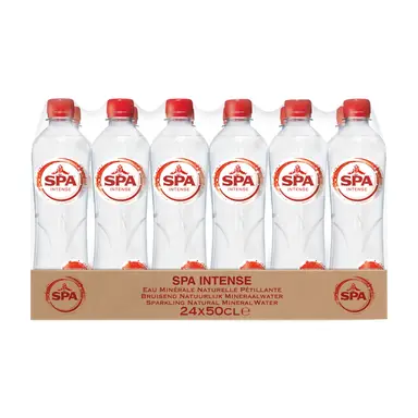 SPA Intense Sparkling Mineral Water - 24 x 500 ml