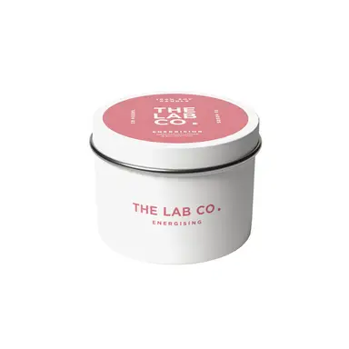 The Lab Co. Luxury Scented Candle | 30hrs Burn Time | Energising Fragrance with Grapefruit, Amber and Eucalyptus | 100% Vegan Soy Wax | 180g wax weight